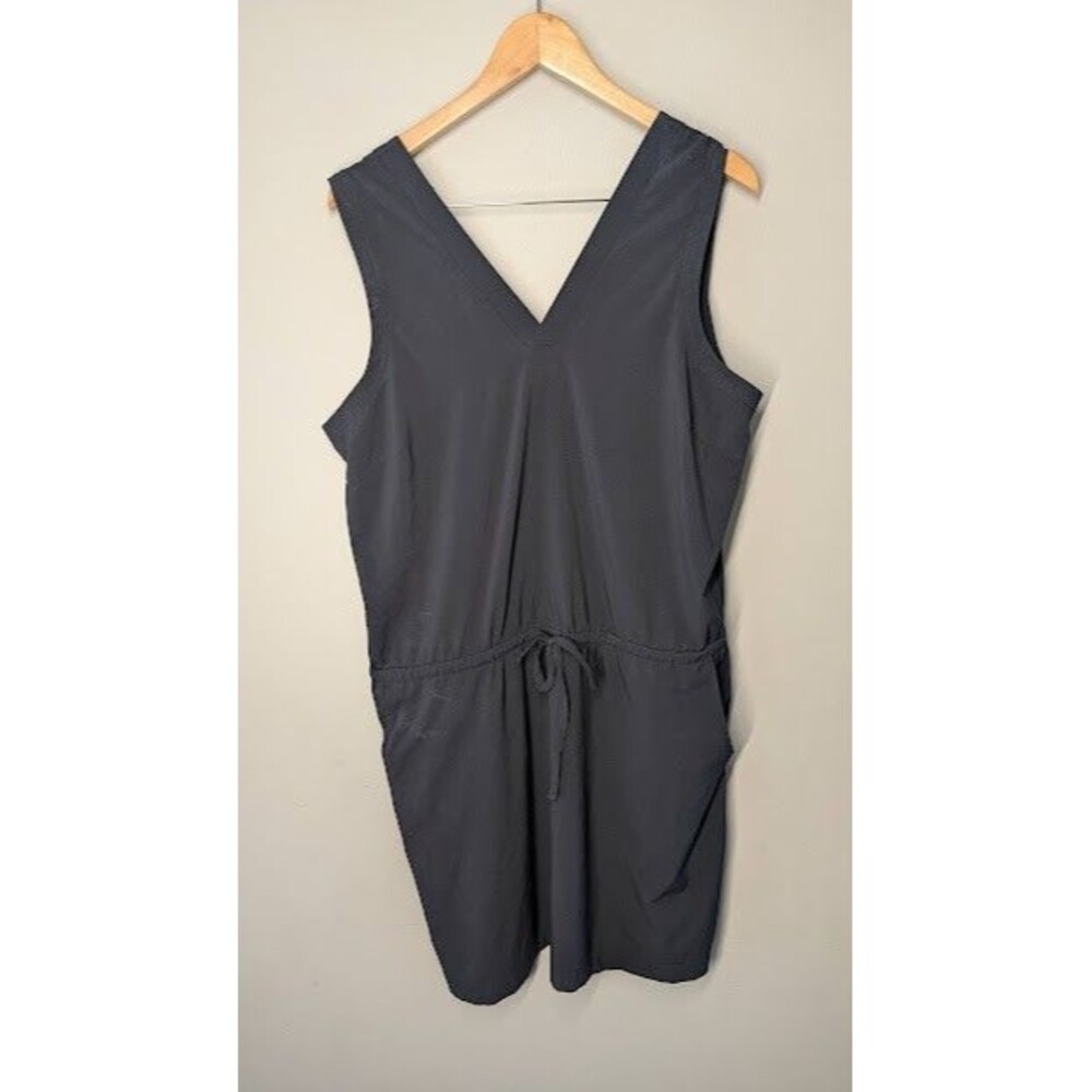 Toad & Co Sunkissed Liv Dress L Large Black Outdoor Travel